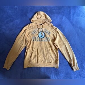 47 Brand Mustard Steelers Hoodie